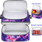 FlowFly Double Decker Cooler Insulated Lunch Bag Large Tote for Boys, Girls, Men, Women, With Adjustable Strap,Galaxy