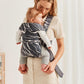 BabyBjörn Baby Carrier Mini, Anthracite/Landscape Print, Cotton | Newborn Carrier (7-25 lbs), Ergonomic, Easy-to-Use