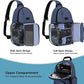 MOSISO Camera Sling Bag, DSLR/SLR/Mirrorless Camera Backpack Case Shockproof Photography Backpack with Tripod Holder & Removable Modular Inserts Compatible with Canon/Nikon/Sony/Fuji