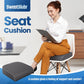 Seat Cushion for Tailbone Pain Relief, Office Chair Cushion, Memory Foam Large Chair Cushion with Non-Slip Cover for Soft Support at Office Chair, Car Seat, Airplane Grey/Large