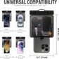 Universal Waterproof Phone Pouch [Double Space] IPX8 Dry Bag with Lanyard for iPhone 16 15 14 13 12 Pro Max XS XR X Galaxy S25 S24 S23 Ultra, Fit All Phones Up to 8'', Gray