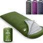Sleeping Bags for Adults Cold Weather,Portable, Waterproof,Lightweight Camping Sleeping Bag for Tall Girls Boys with Compression Sack for Warm Camping, Hiking, Outdoor & Indoor