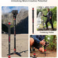 IFOOTAGE Cobra 3 Strike Monopod with Feet,Portable Travel Monopod for Camera A150S Ⅲ with Pan Tilt Head K5S,Pedal Design Base,One-Click to Extend Height 59"/150cm,Payload 11lbs/5KG