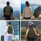 ZOMFELT Hiking Backpack for Women Men, 15L Lightweight Packable Backpacks for Trip, Water Resistant Small Travel Backpack, Foldable daypack for Hiking, Walking, Cycling, Camping, Green - Roamly