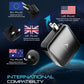 Futurizta Tech® Pixy GaN 140W Universal Travel Triple Type-C Foldable Charger PD3.1 QC4.0 PPS 27W Apple Fast Charge MacBook Pro Compatible - US, UK, EU, AU Plugs
