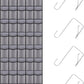 40 Mesh Pocket Over the Door Shoe Organizer,Hanging Shoe Rack for Closet Storage Holder for Dorm Room College Classroom Storag(Grey)