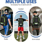 LARIPOP Soccer Backpack Soccer Bag with Ball Holder & Shoe Compartment Youth Sports Equipment Training Bag