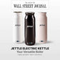 Jettle Electric Kettle - Travel Portable Heater for Coffee Tea Milk Soup - Stainless Steel Travel Water Boiler tea pot with Temperature Control - LED - Automatic Power Off - 450ml - Kitchen Appliance