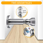 Door Stoppers – Heavy Duty Magnetic Door Stopper for Wall & Bottom of Door – Premium Adjustable Door Stop with Heavy-Duty Windproof Design, Constructed with SUS304 Stainless Steel (Stainless Steel)