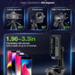74"-Camera-Tripod, Porfessional Aluminum Heavy Duty Tripod Stand for Mirrorless Camera/DSLR/Cell Phone/Camcorder, with Holder and Travel Bag