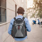 KROSER Travel Laptop Backpack 17.3 Inch XL Computer Backpack with Hard Shell Saferoom RFID Pockets Water-Repellent Business College Daypack Stylish Bag for Men/Women-Black Grey - Roamly
