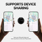 MiLi MiTag Bluetooth Tracker for Android, Google Certified Key Finder/Luggage Tracker/Item Locator, Smart Tracking Tag for Google Find My Device (Find Hub) App (BLK, 2PCS)