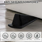 Frienda 12 Pcs Jumbo Door Stoppers Heavy Duty Door Stopper Tall up to 2inch Tall Wedge TPR Large Wedge Stackable Big Rubber Doorstop for Hotel Carpet Hardwood Concrete and Tile (Black)
