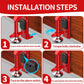 Portable Alarm Door Stopper, Security Travel Anti-Theft Blocker for Hotel Room Apartment Safety, Bottom of Floor Stoppers