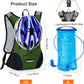 Lightweight Hydration Backpack, Running Backpack with 2L Water Bladder, Hydro Water Daypack for Cycling Hiking Rave for Men Women