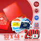 EVERLIT Pocket-Aid Mini First Aid Kit | Compact, Portable Hard-Shell Cases of 50 Items | Cuts, Scrapes, Wound Care Essentials for Travel, Outdoor, School, Camping, Home, Office (48 Packs | 2400 Pcs)