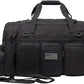 K-Cliffs Heavy Duty Tactical Range Duffel Quality Gear Travel Sports Gym Equipment Bag Military Molle Lockable Zippers with US Flag Patch 27 Inch Black