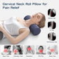 Neck Roll Pillow for Neck Pain Relief - Memory Foam Neck Support Pillow for Bed | Round Neck Pillow for Sleeping, 16 * 6.3 * 6.3inch ((Navy-Blue)