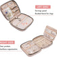 SFYBYHEART Travel Jewelry Organizer Case, Jewelry Travel Bags for Women, Large Capacity Travel Jewelry Case for Tangle-Free Earrings, Necklaces, Rings Storage, Travel Accessories, Pink.…