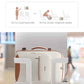 LOVEVOOK Travel Backpack for Women & Men 40L,Airline Approved Carry On Backpack Travel Essentials,TSA Carry on Luggage,Waterproof Personal Item Travel Bag,Suitcase with 3 Packing Cubes,Beige-Brown