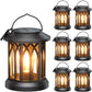 WdtPro Solar Lanterns Outdoor Waterproof, Upgraded Bright Hanging Solar Lights for Outside,Solar Powered Lanterns Lighting LED for Garden Patio Yard Decorative 6 Pack (Warm Light)