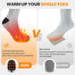 SNOW DEER Heated Socks for Men Women, 7.4V Rechargeable Battery Electric Ski Foot Warmer for Hunting Fishing Camping Hiking Skiing