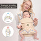 Baby Carrier for Newborns to Toddlers, Adjustable, Ultra-Soft and Weightless, Ergonomic Baby Carrier with Head Support, Baby Travel Gear, Baby Essentials (Beige),