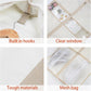 Zilink Wedding Dress Bag Long Garment Bag 72" Dress Bag for Traveling Trifold Bridal Garment Bag with Accessory Pockets and Adjustable Buckles for Wedding dress, Prom Evening Gown [Upgraded Version]
