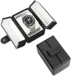 Single Travel Watch Case - Vintage Inspired - Exterior, Soft Microfiber Lining, Fits Up to 42mm Watches - Vegan Leather - Reliable Storage for Home or Travel