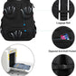 KROSER Travel Laptop Backpack 17.3 Inch XL Computer Backpack with Hard Shell Saferoom RFID Pockets Water-Repellent Business College Daypack Stylish Bag for Men/Women-Black Grey - Roamly