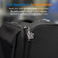 TSA Approved Cable Luggage Locks, 6 Pack, Easy Read Dials with Alloy Body