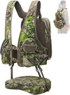 TIDEWE Vest with Seat, Lightweight Vest with Multi-Compartment Storage, Portable Backpack with 11 Adjustable Straps
