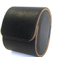 Longjet Watch Roll Travel Case for Men Portable Watches Organizer Box with Removable Velvet Pillow Holder (1 Slot Black)