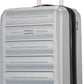 American Tourister Westridge Hardside Luggage Set with Spinner Wheels, Silver, Carry-On