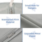 50" Garment Bag, Mens Suit Bags for Closet Storage and Travel, Garment Bags for Hanging Clothes, Foldable Suit Cover Bags with Clear Window for Coats, Jackets, Dresses - Gray/ 5 Packs