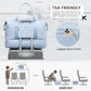 LOVEVOOK Travel Duffle Bag,Weekender Bags for Women with Shoe Compartment，Carry on Overnight Bag with Toiletry Bag,Gym Duffel Bag with Wet Pocket, Hospital Bags for Labor and Delivery