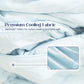 Dream Valley® Outlast® Deepsleep Cooling Comforter, Throw Size, NASA-Grade Space Technology Cooling Blanket for Hot Sleepers Night Sweats, Q-Max > 0.45 Aerocool™ Breathable, Mint Macaron, 60"x80"