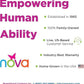 NOVA Traveler Folding 3-Wheel Walker with Tray, Basket, Pouch & Cup Holder, Lightweight Mobility Aid for Seniors & Adults, 8” All-Terrain Wheels for Tight Spaces & Travel, Sky Blue