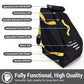 Car Seat Travel Bag Backpack for Air Travel - Karfast Universal Infant Carseat Gate Check Bag Cover for Airplane, Foldable with Pouch, Yellow