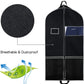 Zilink Garment Bags Suit Bag for Travel and Storage 43 inches Suit Cover Protector for Closet with 2 Large Pockets and 2 Carry Handles for Suit Coat, Dress, Set of 4