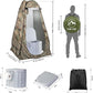 Portable Toilet Kit, Camping Toilet with Pop-Up Privacy Tent and Poo Gel Toilet Bags, Washable Portable Outdoor Showers Changing Rooms