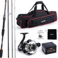 Goture Spinning Fishing Rod & Reel Combo with Carrier Bag,6.6-9FT,Spin Reels, Lures Kit, Pliers, Braided Line, Fish Gripper, Carbon Fiber Freshwater Fishing Rod Full Kit for Starter