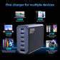 350W USB C Charger, 6-Ports PD3.1 140W Fast Charging Station, GaN Foldable Charger Block for MacBook Pro/Air, iPad, iPhone 16 15 Pro Max, Galaxy S24/S23 Ultra and More