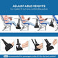Airplane Footrest Made with Premium Memory Foam, Portable Foot Hammock with Comfortable No Clashing Base, Airplane Travel Accessories to Reduce Swelling and Soreness, Gifts for Travelers