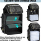 HAMBOLY Fishing Backpack with Rod Holders, 40L Tackle Box Backpack for Fishing Gear, Waterproof Fishing Bag for Men