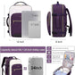 LOVEVOOK 50L Travel Backpack for Women & Men, Airline Approved Carry On Luggage with 3 Packing Cubes, TSA Overnight Bags, Waterproof Personal Item Bag, Weekender Essentials Backpacks fits 17" Laptop