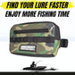 Lunkerhunt Fishing Tackle Sling Bag with Adjustable Strap - Water-Resistant TPE Fabric