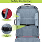 Padded Car Seat Travel Bag for Airplane, Heavy Duty Backpack for Air Travel, Water-Resistant Carrier with Shoulder Strap, Fits Most Car Seats (Red)