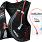 USWE Rush 8L Bike Hydration Vest, Adjustable Chest Straps Running Hydration Vest, 2.0L Hydration Bladder, Mountain Biking, Gravel & Cycling with Reflective Details, Men & Women