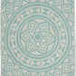 Sand Cloud Turkish Beach Towel - Sand Free - 100% Organic Turkish Cotton Yarn - Quick Dry Towel for Beach, Picnic Blanket or Throw - As Seen on Shark Tank - Mandala (Mint)